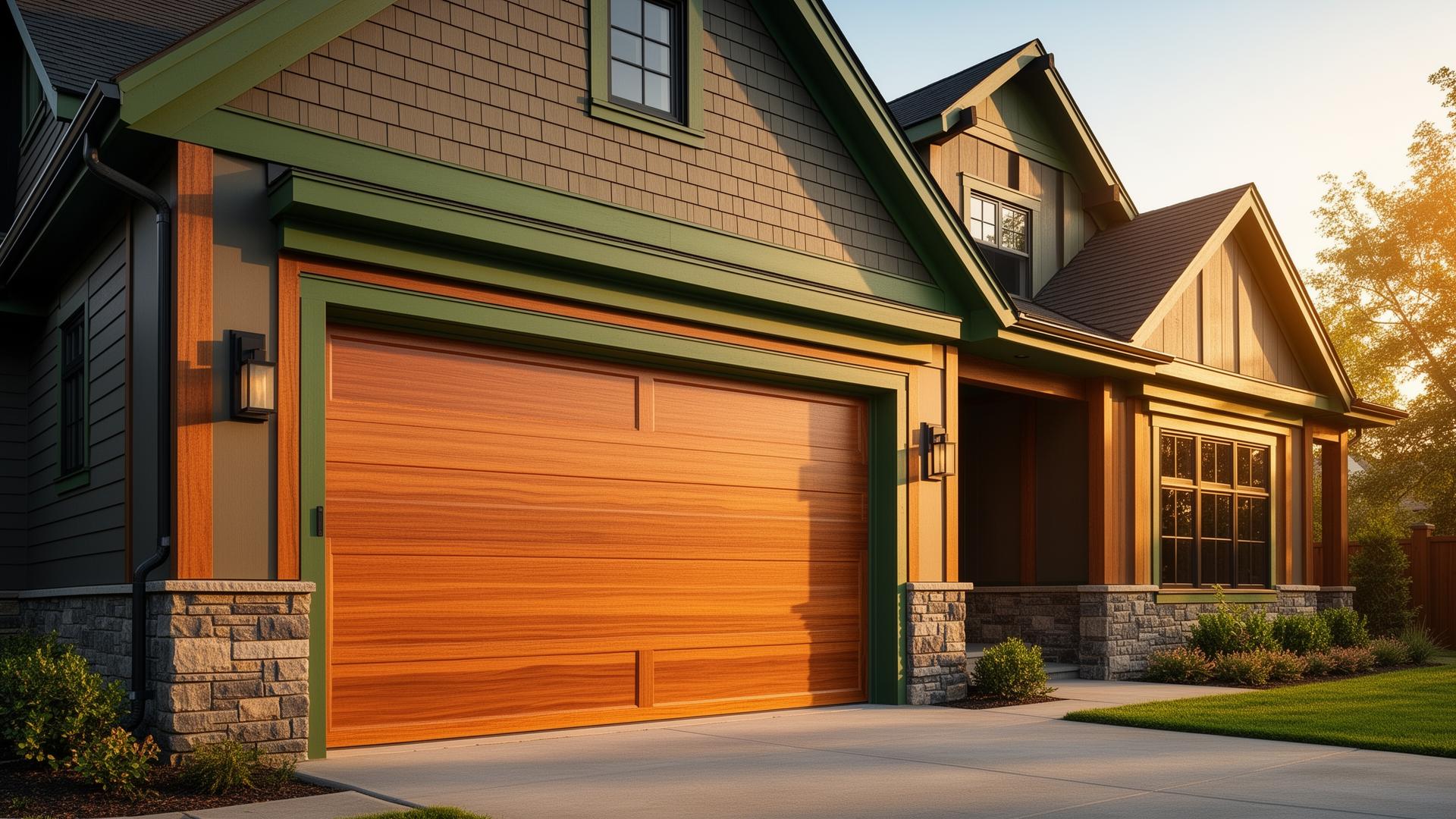 Beautiful modern garage door